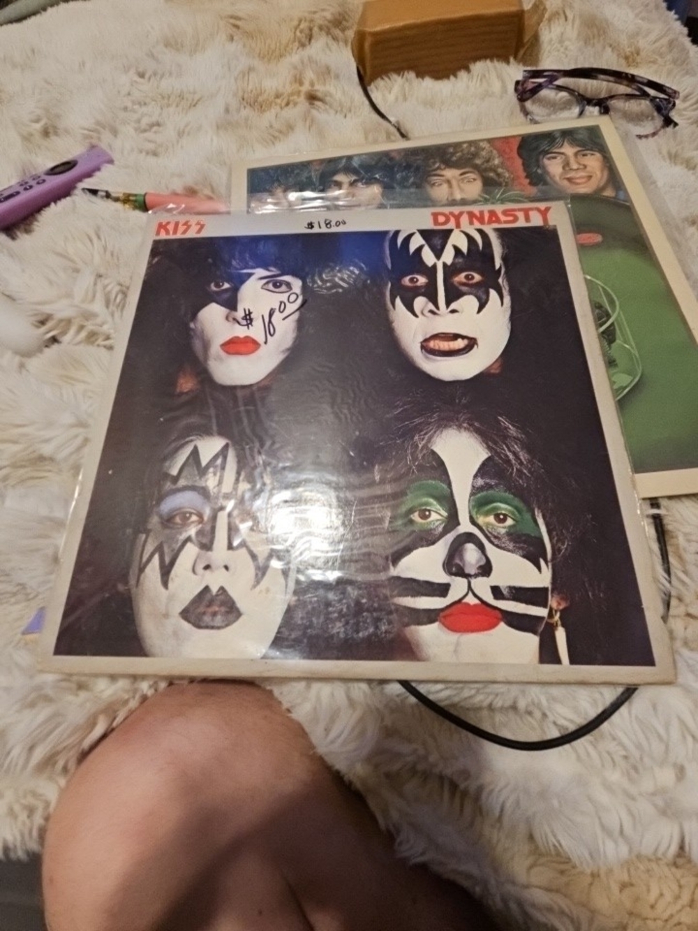 KISS-Inspired Kids Face Paint Costume Set - Black, White, Green, Red